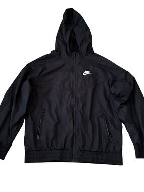 Nike Black Windbreaker Kids Jacket XL
